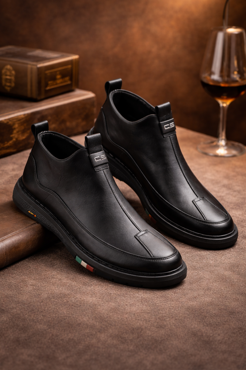 Men’s Premium Black Casual Shoes