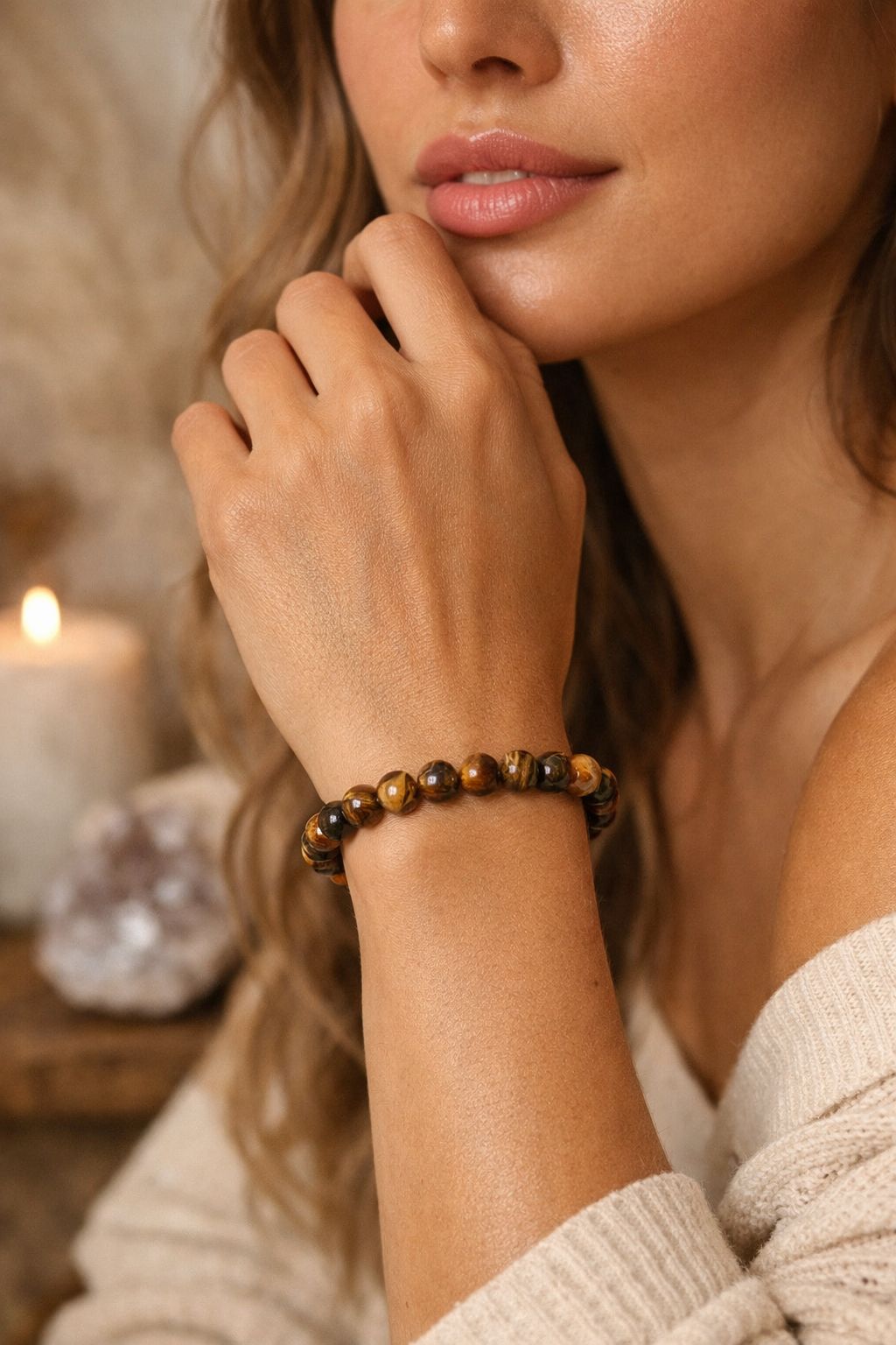 Tiger Eye Crystal Bracelet